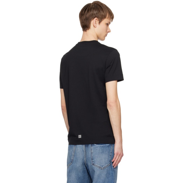 지방시 지방시 Givenchy Black Slim-Fit T-shirt 241278M213066