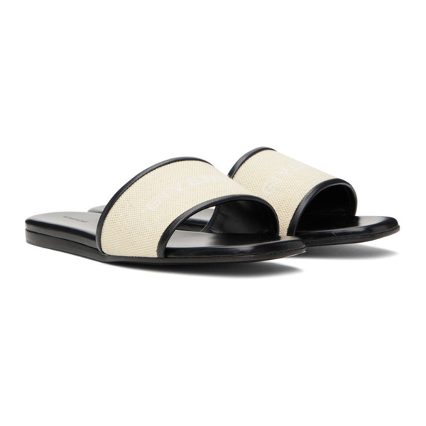 지방시 지방시 Givenchy Beige 4G Flat Sandals 241278F124007