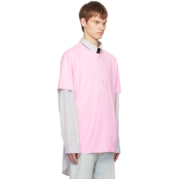 지방시 지방시 Givenchy Pink Flamingo T-Shirt 241278M213057