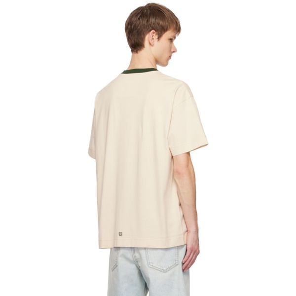지방시 지방시 Givenchy Beige Standard-Fit T-Shirt 241278M213050