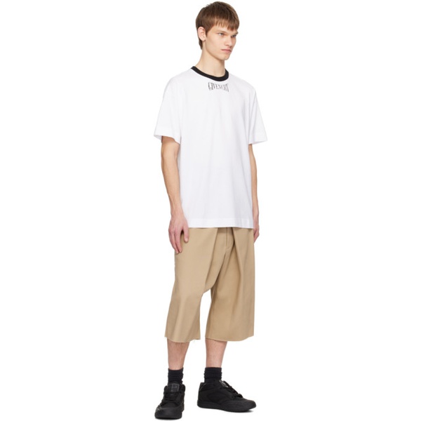 지방시 지방시 Givenchy White Standard-Fit T-Shirt 241278M213051