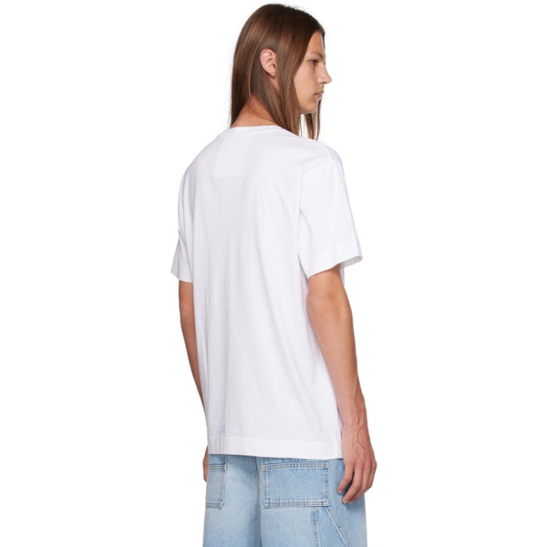 지방시 지방시 Givenchy White Classic T-Shirt 232278M213020