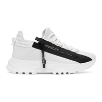 지방시 Givenchy White & Black Spectre Sneakers 212278F128024
