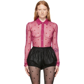 지방시 Givenchy Pink Nylon Shirt 222278F109001