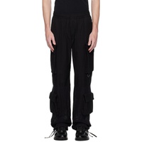 지방시 Givenchy Black Paneled Cargo Pants 231278M188004