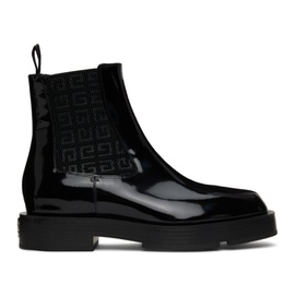 지방시 Givenchy Black Squared Chelsea Boots 221278F113000