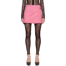 지방시 Givenchy Pink Wrap Miniskirt 231278F090001