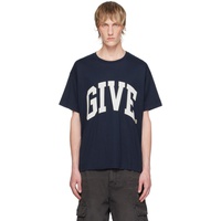 지방시 Givenchy Blue Boxy Fit T-Shirt 242278M213007