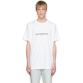 지방시 Givenchy White Reverse T-Shirt 242278M213043