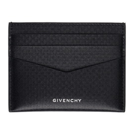 지방시 Givenchy Black Two Tone 4G Classic Card Holder 242278M163001