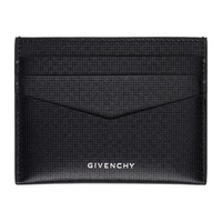 지방시 Givenchy Black 4G Classic Card Holder 242278M163002