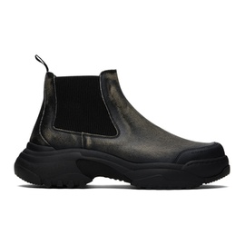 지엠비에이치 GmbH Black Faded Chelsea Boots 241979M223000