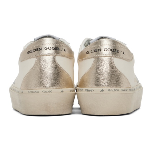골든구스 골든구스 Golden Goose White Hi Star Classic Suede Sneakers 241264F128064