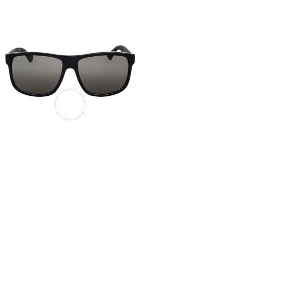 구찌 구찌 Gucci Grey Square Mens Sunglasses GG0010S 001 58