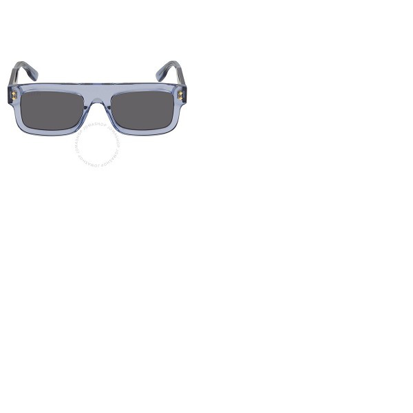 구찌 구찌 Gucci Grey Rectangular Mens Sunglasses GG1085S 004 53