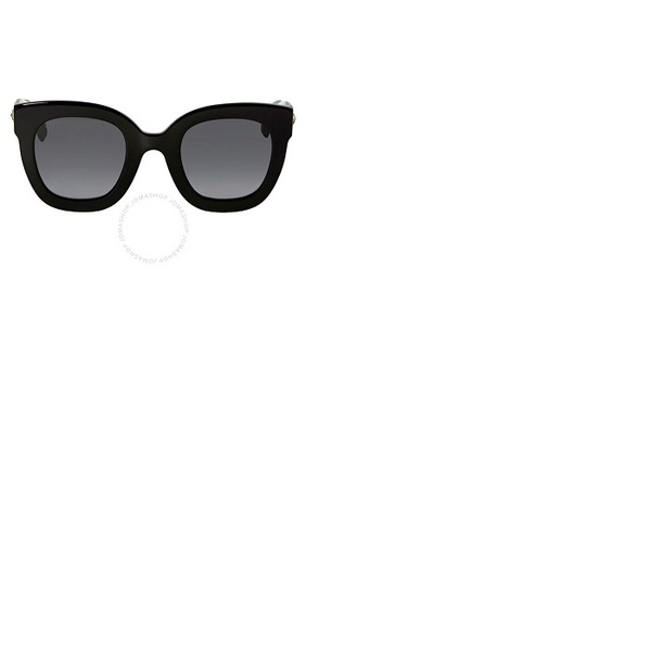 구찌 구찌 Gucci Grey Butterfly Ladies Sunglasses GG0208S 001 49
