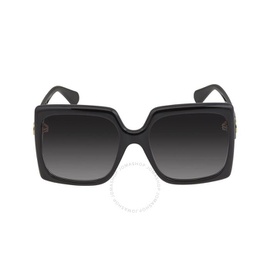 구찌 Gucci (Gradient Grey Oversized Ladies Sunglasses GG0876S 001 60