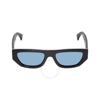 구찌 Gucci Blue Browline Mens Sunglasses GG1134S 001 53