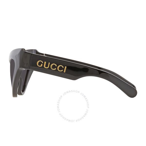 구찌 구찌 Gucci Grey Cat Eye Ladies Sunglasses GG1294S 001 57