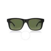 구찌 Gucci Green Square Mens Sunglasses GG0008S 001 53
