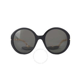 구찌 Gucci Grey Round Ladies Sunglasses GG0726S 005 56