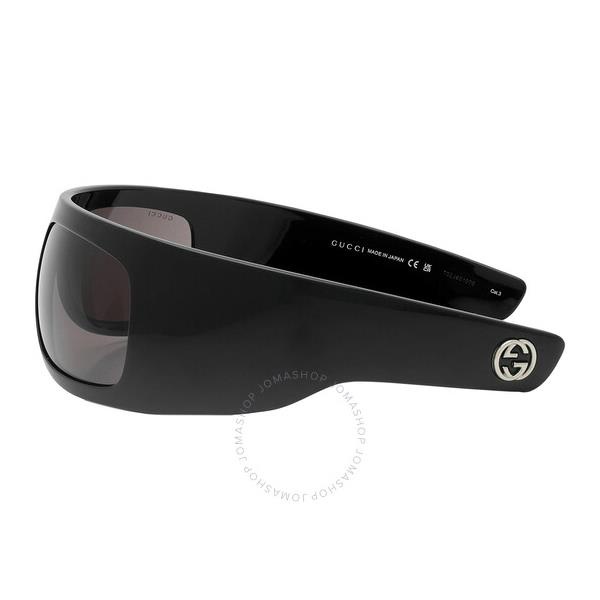 구찌 구찌 Gucci Grey Wrap Ladies Sunglasses GG1633S 004 66