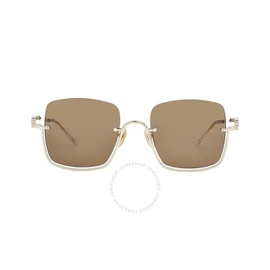 구찌 Gucci Brown Square Ladies Sunglasses GG1279S 002 54