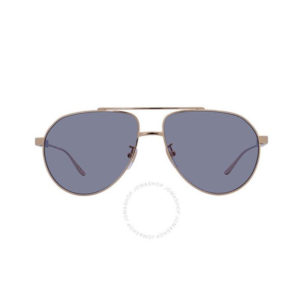 구찌 구찌 Gucci Grey Pilot Unisex Sunglasses GG1311S 003 61