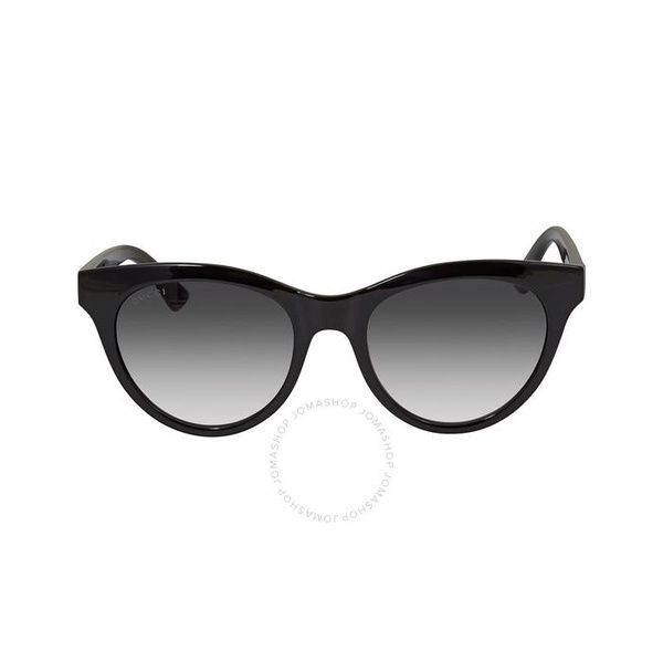 구찌 구찌 Gucci Grey Cat Eye Ladies Sunglasses GG0763S 001 53