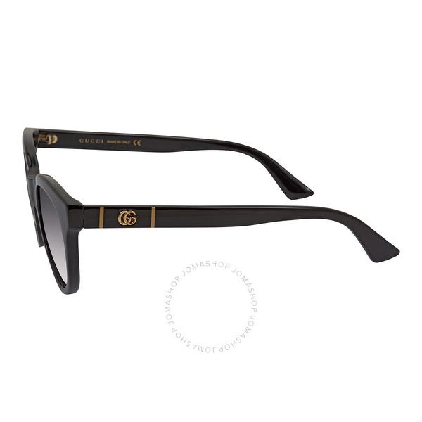 구찌 구찌 Gucci Grey Cat Eye Ladies Sunglasses GG0763S 001 53