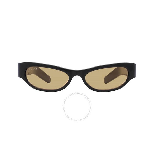 구찌 구찌 Gucci Yellow Cat Eye Ladies Sunglasses GG1635S 001 53