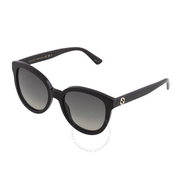 구찌 구찌 Gucci Polarized Grey Cat Eye Ladies Sunglasses GG1315S 002 54