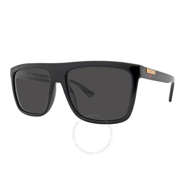 구찌 구찌 Gucci Grey Browline Mens Sunglasses GG0748S 001 59