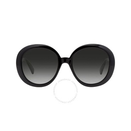 구찌 Gucci Grey Round Ladies Sunglasses GG0712S 001 55