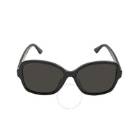 구찌 Gucci Grey Square Ladies Sunglasses GG0765SA 002 57