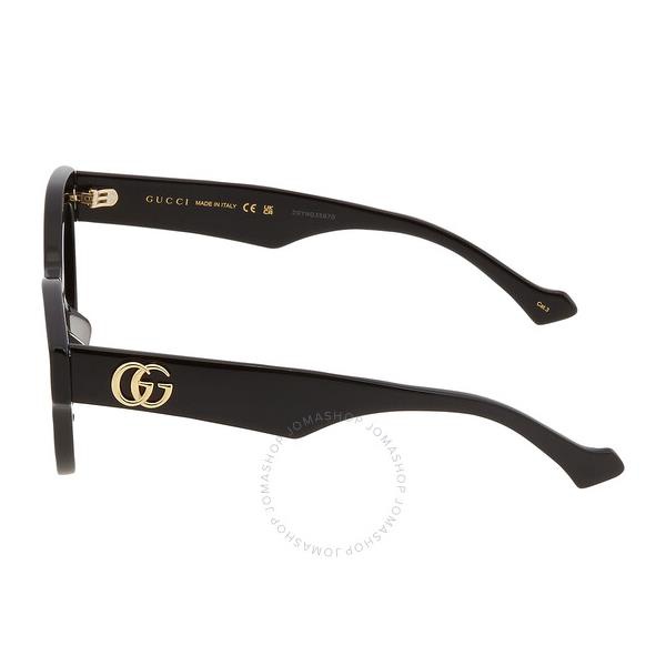 구찌 구찌 Gucci Grey Cat Eye Ladies Sunglasses GG0957S 002 51