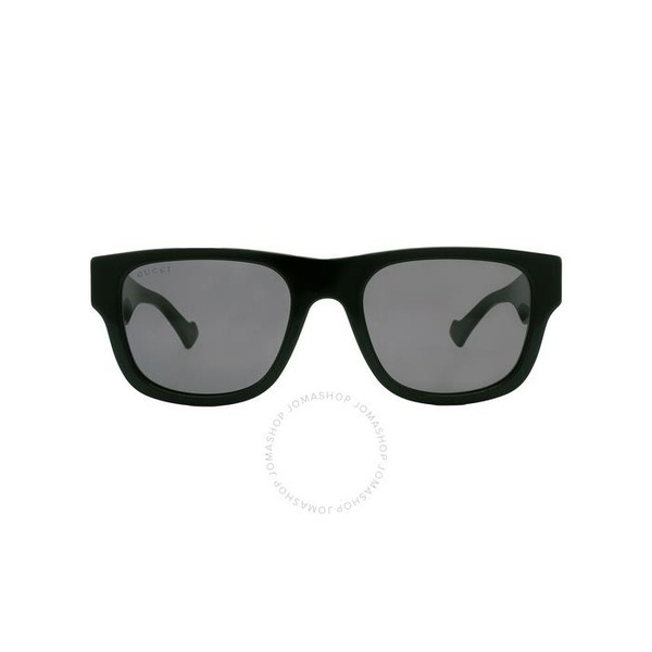 구찌 구찌 Gucci Grey Sport Mens Sunglasses GG1427S 001 53