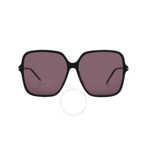 구찌 구찌 Gucci Violet Sport Ladies Sunglasses GG1267SA 003 60