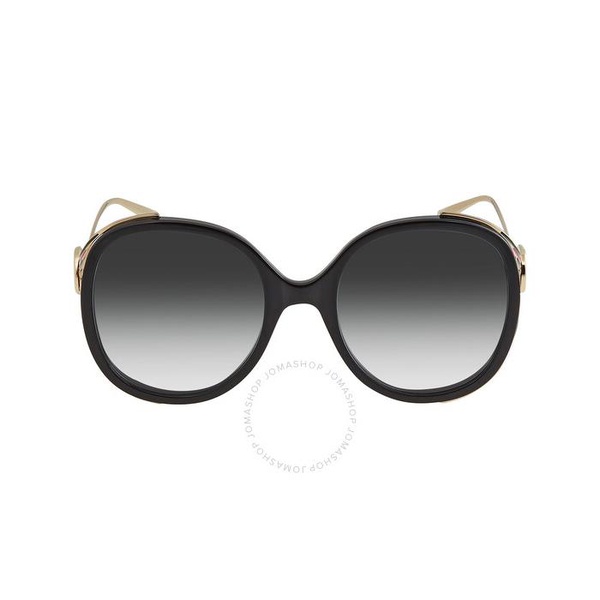 구찌 구찌 Gucci Grey Gradient Butterfly Ladies Sunglasses GG0226S 007