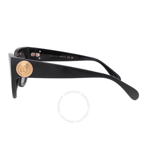 구찌 구찌 Gucci Grey Cat Eye Ladies Sunglasses GG1408S 001 52