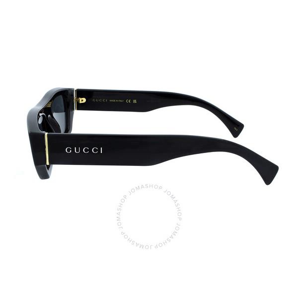 구찌 구찌 Gucci Grey Browline Mens Sunglasses GG1134S 002 53