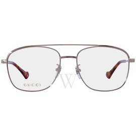 구찌 Gucci 57 mm Silver Eyeglass Frames GG1103O 003 57
