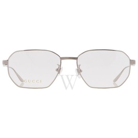 구찌 Gucci 57 mm Shiny Ruthenium Eyeglass Frames GG1313O 001 57