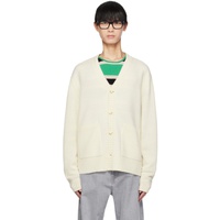 Guest in Residence 오프화이트 Off-White Rib Cardigan 241173M200002
