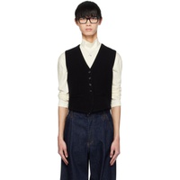 Guest in Residence Black Tailored Vest 241173M200001