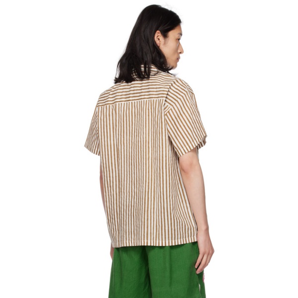  HARAGO 오프화이트 Off-White Striped Shirt 232245M192013