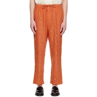 HARAGO Orange Kutch Trousers 231245M191000