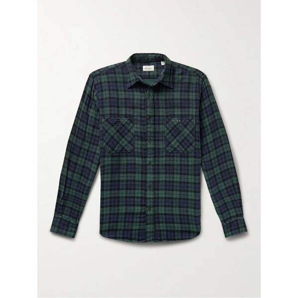  HARTFORD Checked Cotton-Flannel Shirt 1647597318981684