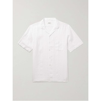 HARTFORD Palm Convertible-Collar Linen Shirt 1647597327830860