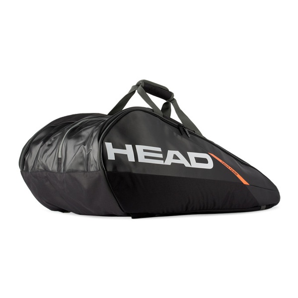  HEAD Black & Orange Tour Team 12R Monstercombi Tennis Bag 231123M824017